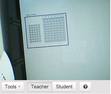 projected image